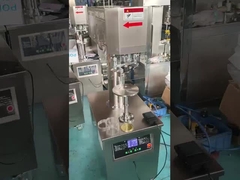 απευθείας εργοστάσιο συσκευασία τροφίμων αεροστεγείς ξηρούς καρπούς μπισκότα καραμέλες PET πλαστικό κουτάκι μηχανή σφράγισης