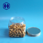 Τετραγωνικό πλαστικό βάζο της PET πιασιμάτων Bpa ελεύθερο 1000ml κοντό με το καπάκι αργιλίου