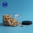 ελεύθερο τετραγωνικό πλαστικό βάζο πιασιμάτων 850ml Bpa με τη συσκευασία τροφίμων της PET καπακιών