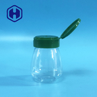 Μικρό Αλμυρό Πεπίρι Στρογγυλό ΠΕΤ Άδειο πλαστικό βάζο μπαχαρικών 100 ml Flip Top Κέπα 6 τρύπες