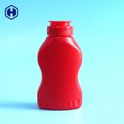 Το κόκκινο υψηλό πήκτωμα πυριτίου μπουκαλιών εμποδίων κενό πλαστικό PP κτυπά τοπ 220g 210ml
