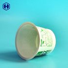 Μικρή στρογγυλή γρατσουνιά πλαστικών εμπορευματοκιβωτίων φλυτζανιών χρήσης IML ψυκτήρων ανθεκτική