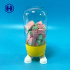 Sealable χαριτωμένο 330ML μυρωδιάς βάζο μπισκότων απόδειξης πλαστικό με τα καπάκια