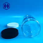 Λαϊκό πλαστικό βάζο απόδειξης διαρροών φασολιών καφέ αμυγδάλων καλαμποκιού με την κεφαλή κοχλίου
