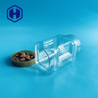 450ml 15oz διαρροών απόδειξης πλαστικά βάζα στοματικών τετραγωνικά σαφή πλαστικά πιασιμάτων βάζων ευρέα