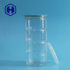 Ελεύθερα στρογγυλά σαφή πλαστικά τσιπ EOE καρύδων πατατών δοχείων 900ml 30.7oz BPA