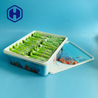 Πλαστικά εμπορευματοκιβώτια FDA IML με τη συσκευασία μπισκότων κροτίδων αποθήκευσης τροφίμων καπακιών