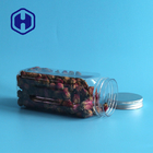 580ml τετραγωνικό πλαστικό βάζο της PET για την αεροστεγή ευρεία κεφαλή κοχλίου στοματικού κενή αργιλίου τροφίμων