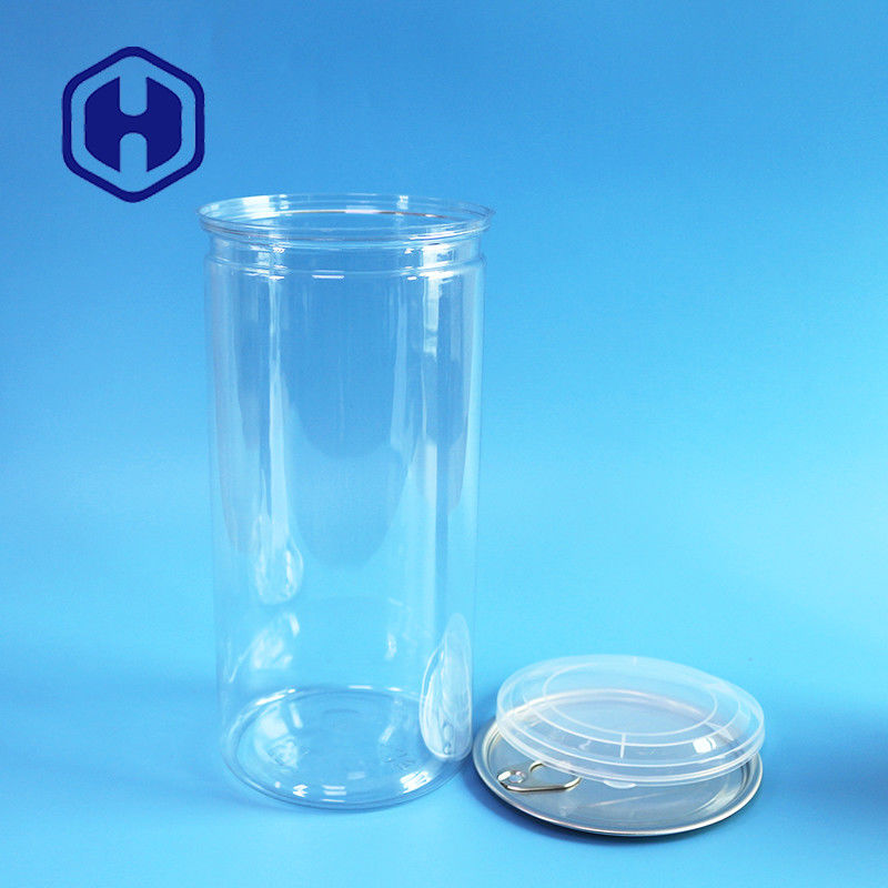 1380 ml Φασόλια Ποπκόρν Διαφανές δοχείο PET με ευρύ στόμα για απλή πλήρωση και διανομή