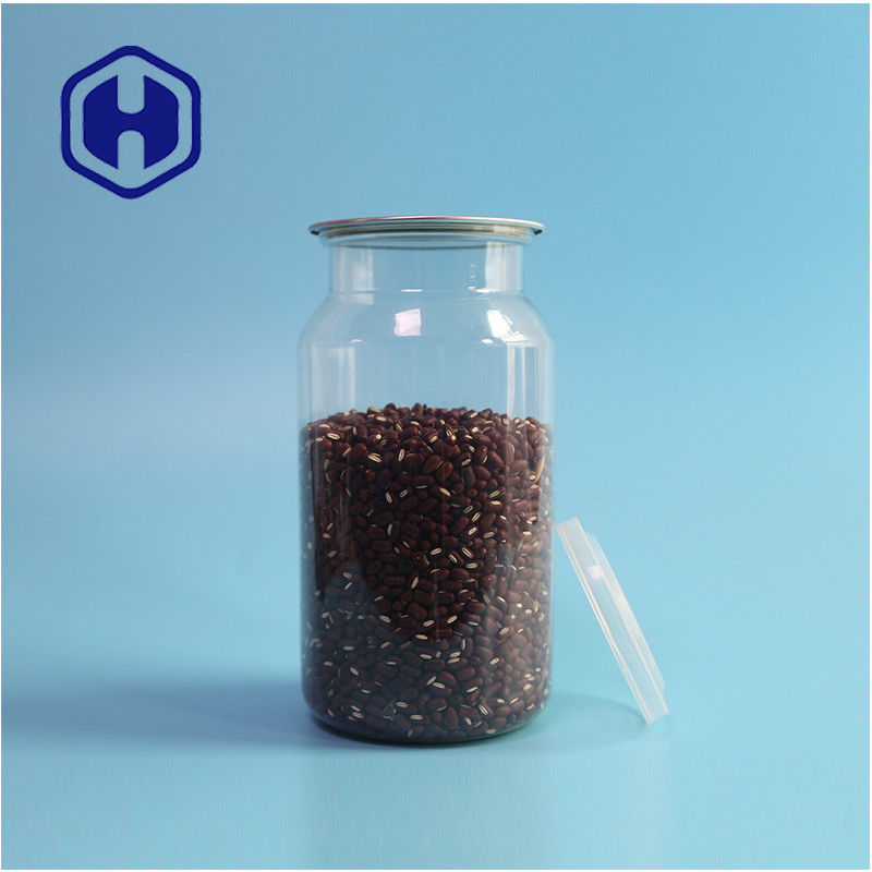 Διαφανείς κονσέρβες πλαστικού PET για ξηρά τρόφιμα και μπαχαρικά με απρόσκοπτη διαρροή και εύκολο ανοιχτό σχεδιασμό