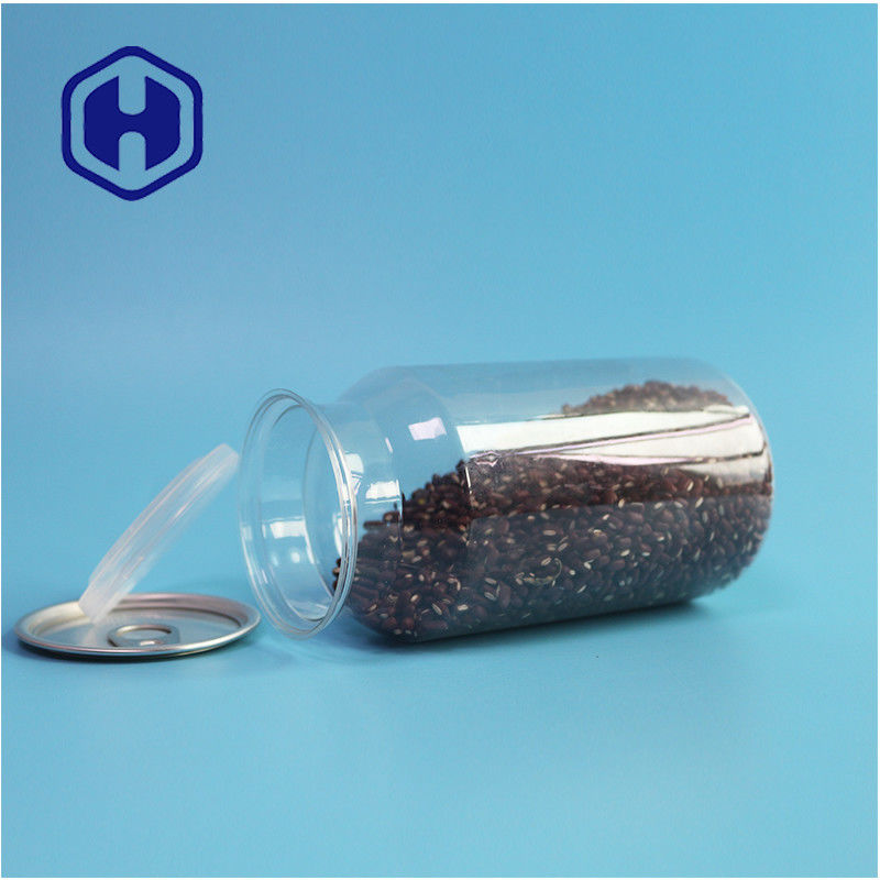 Διαφανείς κονσέρβες πλαστικού PET για ξηρά τρόφιμα και μπαχαρικά με απρόσκοπτη διαρροή και εύκολο ανοιχτό σχεδιασμό