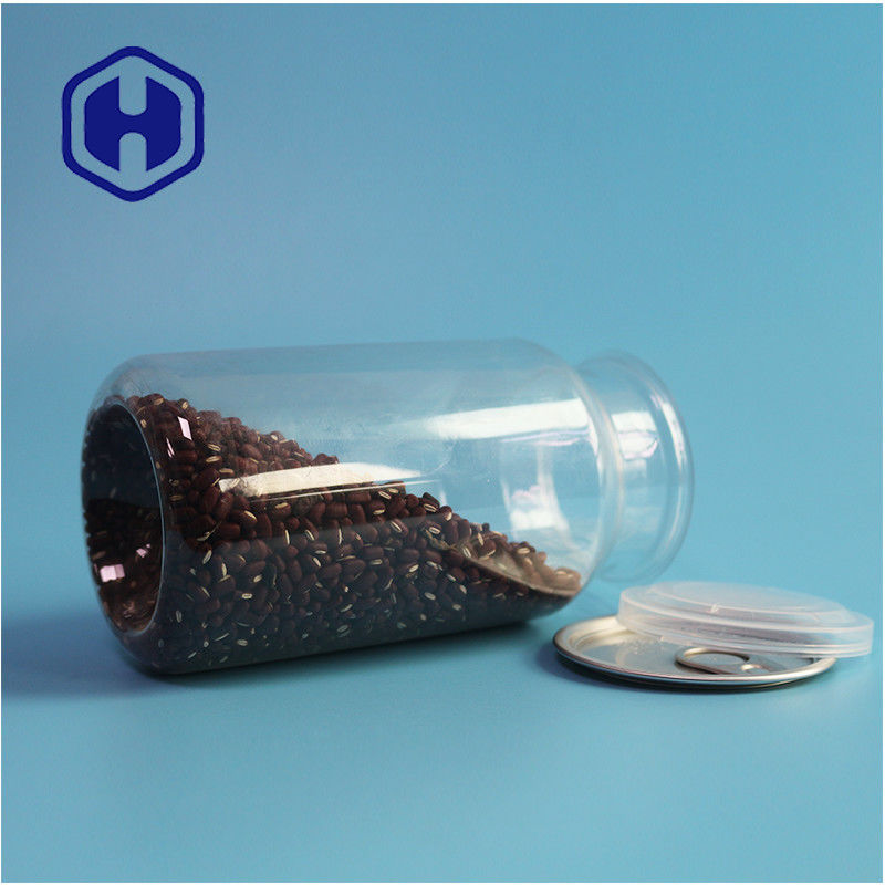 Διαφανείς κονσέρβες πλαστικού PET για ξηρά τρόφιμα και μπαχαρικά με απρόσκοπτη διαρροή και εύκολο ανοιχτό σχεδιασμό