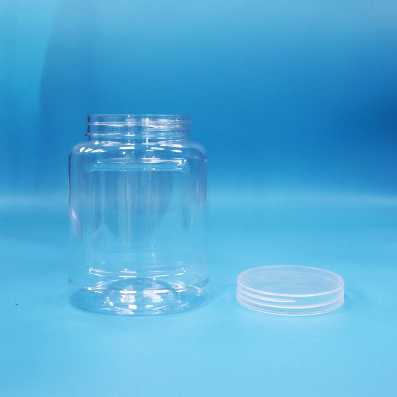 Τροφίμων Ασφαλής Τροφοδοσία Καπάκι διαφανές PET πλαστικό βάζο για τα τρόφιμα καρύδια γλυκά νουντλς