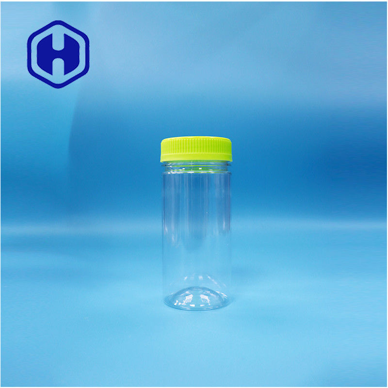 Διαυγές στρογγυλό αποξηραμένα τρόφιμα πλαστικό δώρο καραμέλες Καρύδια ζάχαρη καρύδια PET βάζο βρόγχος επάνω κάλυμμα