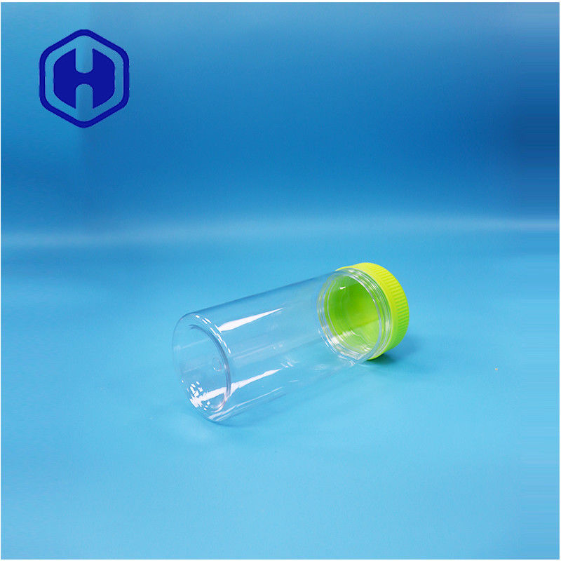 Διαυγές στρογγυλό αποξηραμένα τρόφιμα πλαστικό δώρο καραμέλες Καρύδια ζάχαρη καρύδια PET βάζο βρόγχος επάνω κάλυμμα