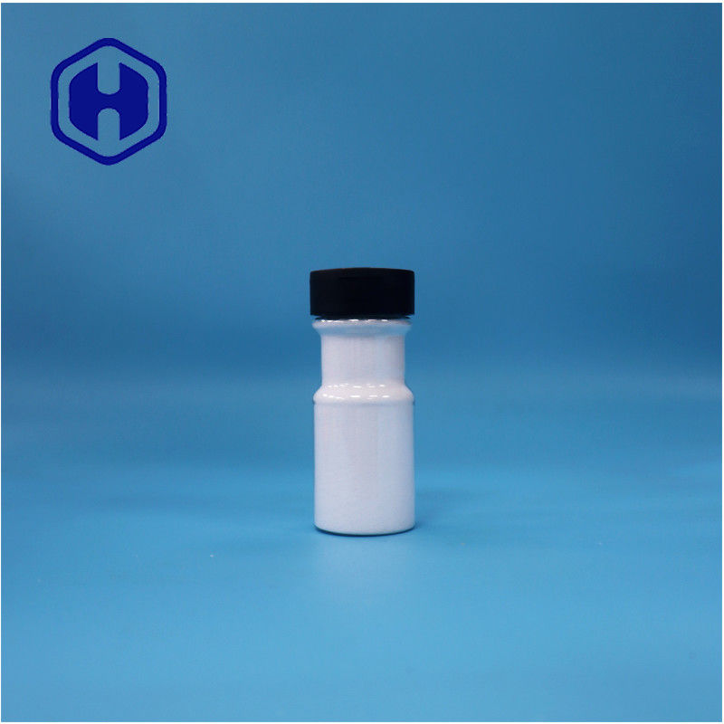 Διαφανές στρογγυλό πλαστικό αλάτι αραβοσίτου άμυλα τροφική ποιότητα μπαχαρικά βάζο Flip Top Cap