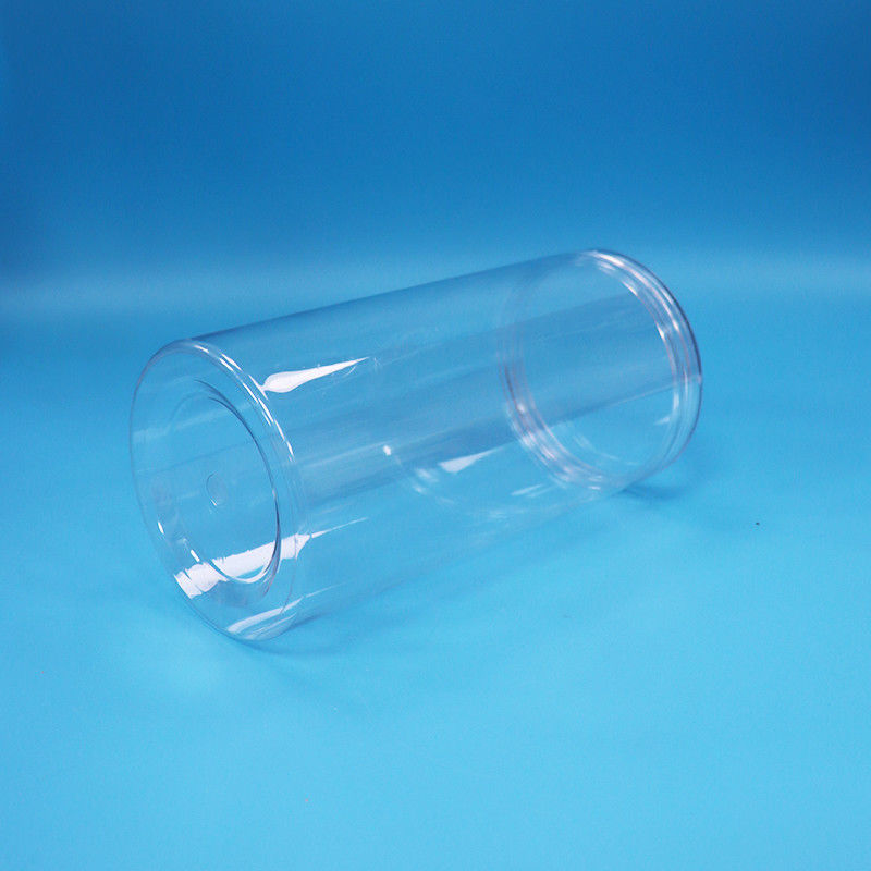 Διαυγές ΠΕΤ κύλινδρο Στρογγυλό Τροφικό Πλαστικό Γλυκά Κουκί Κουκάκια Τροφικά Γάζα Στρογγυλοποιημένα Διαυγή Κεπάκια