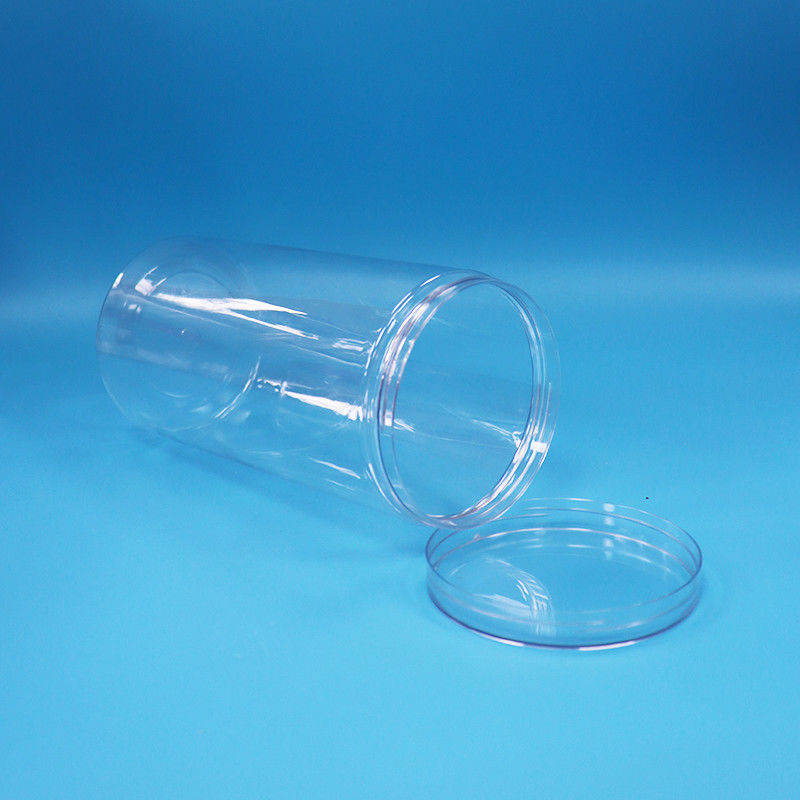 Διαυγές ΠΕΤ κύλινδρο Στρογγυλό Τροφικό Πλαστικό Γλυκά Κουκί Κουκάκια Τροφικά Γάζα Στρογγυλοποιημένα Διαυγή Κεπάκια