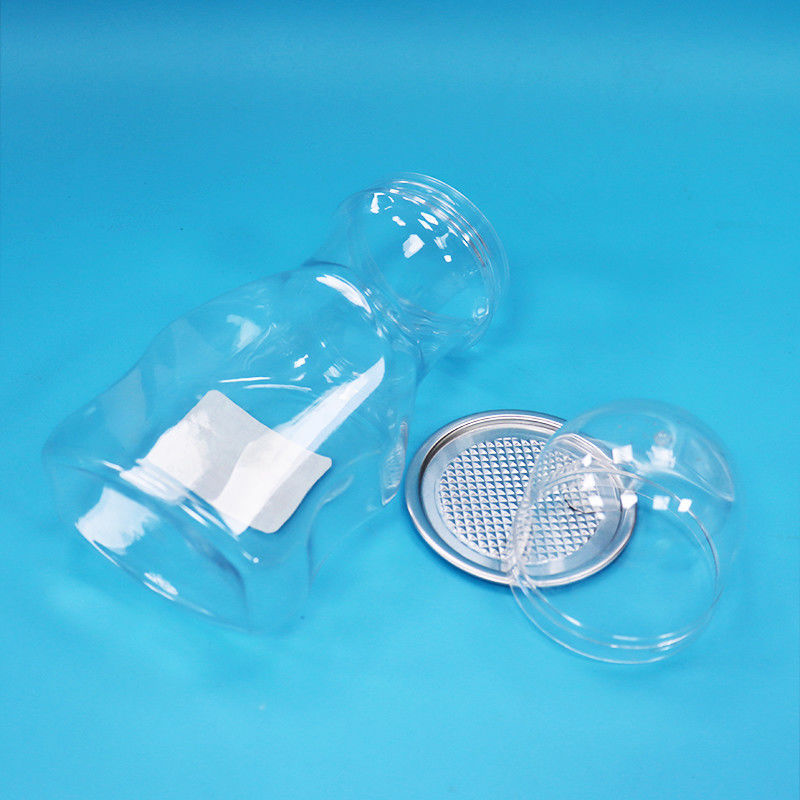 Νέο Σχήμα Σχεδιασμός Παιδικά Τρόφιμα Σκληρή Καραμέλα Κεπάκι βίδα Διαφανές πλαστικό PET Γυάλι Τροφίμων