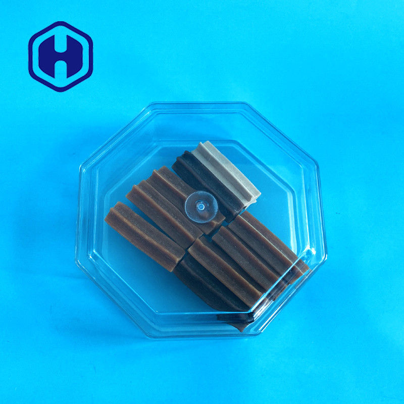 Το οκτάγωνο κρέας Cubilose 15oz καρυδιών συνήθειας καθαρίζει το κιβώτιο της PET