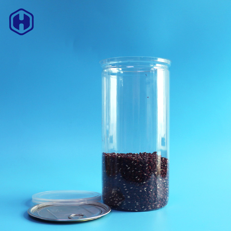 Τα σαφή πλαστικά δοχεία μακρύ υψηλό 1380ml 401# καπακιών αργιλίου σκάουν τη συσκευασία καλαμποκιού