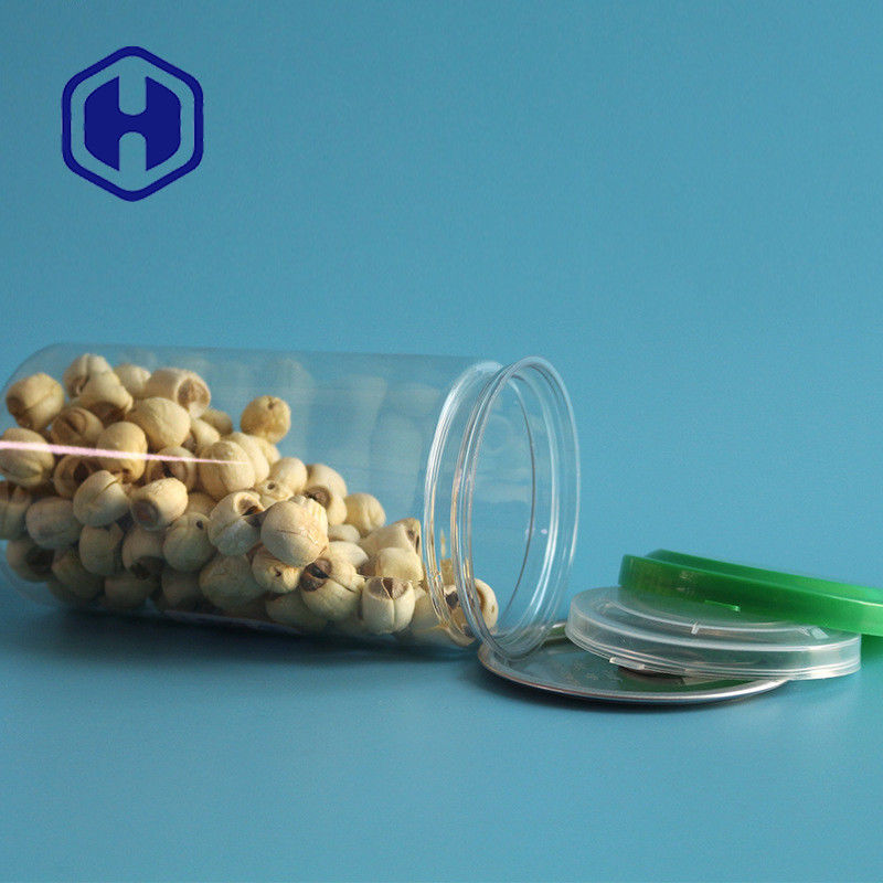 εύκολο ανοικτό τέλος PET φραγμών μπισκότων σοκολάτας σπόρων δοχείων 211# 440ml το σαφές πλαστικό μπορεί