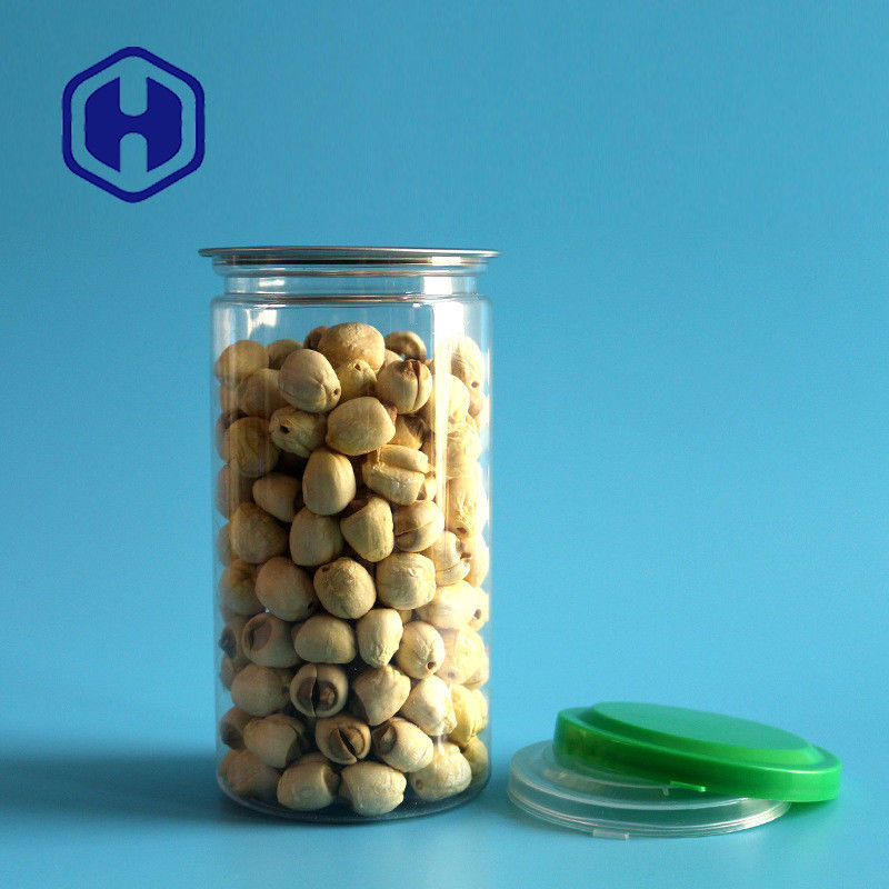 εύκολο ανοικτό τέλος PET φραγμών μπισκότων σοκολάτας σπόρων δοχείων 211# 440ml το σαφές πλαστικό μπορεί