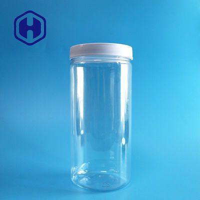 Τα σαφή ζυμαρικά 1080ml η πλαστική PET νουντλς πλαισίωσαν κατ' ευθείαν το βάζο με το καπάκι βιδών