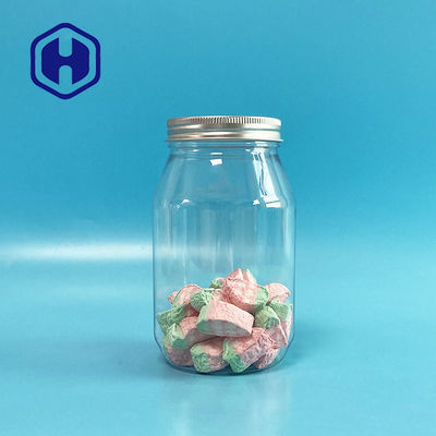 560ml πλαστικό βάζο μπουκαλιών του Mason πρόχειρων φαγητών με το τοπ 136mm ύψος αργιλίου