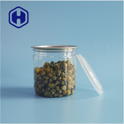 Συσκευές σούπερ μάρκετ Αερόστεγοι διαρροές PET πλαστικές κονσέρβες για μπισκότα με εύκολα ανοιχτά καπάκια