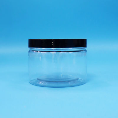 Μικρές σφραγιστές διαρροές διαφανές PET πλαστικό στρογγυλό Τροφική ποιότητα μπισκότα γλυκά δοχεία