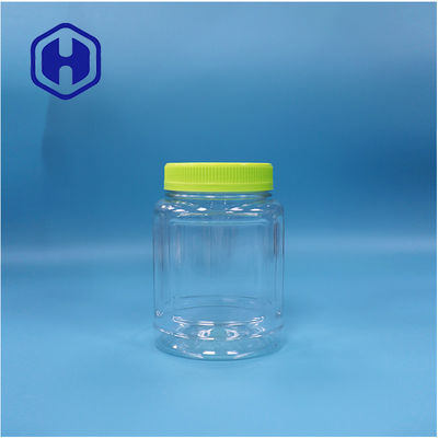 Διαυγές οβάλ πλαστικό δώρο γλυκά καρύδια Nougat Lollipop φρούτα ζελέ jar βίδα κάλυμμα