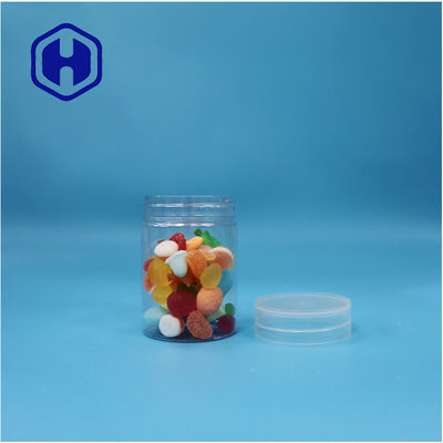 Στρογγυλό Διαφανές πλαστικό PET Γλυκά Καραμέλες Μπισκότα Καρύδια Πεπίρι Γάζα Τροφίμων