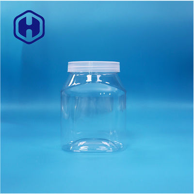 Μοναδικό σχήμα πλαστικού PET ξηρά τρόφιμα φρούτα καραμέλες βάζα επίπεδο βρόχο τοπίο κάλυμμα