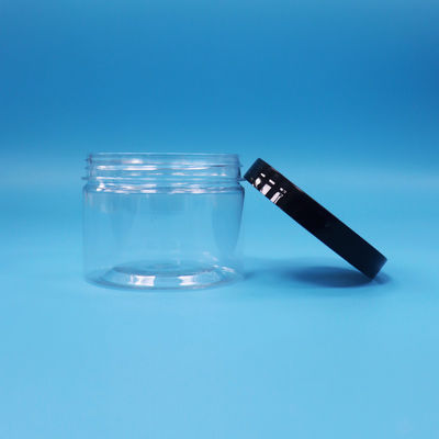 Διαφανές στρογγυλό στόμα σχήμα PET πλαστικό βάζο για μαύρο τσάι σπόρους παιχνίδι δώρο γλυκά Cooike