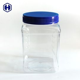 Στοματική διάμετρος 110mm κιβωτίων 64OZ 1850ml μεγάλης περιεκτικότητας σαφής πλαστική τετραγωνική