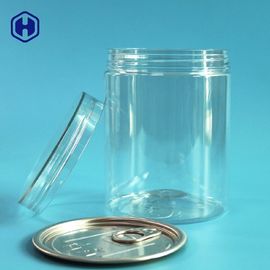Σαφή πλαστικά δοχεία 16OZ 500ML τύπων καπακιών βιδών με την κορυφή αλουμινίου EOE