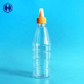 Μαλακά πλαστικά μπουκάλια της Pet με το καπάκι συμπιέσεων βιδών κολλών σάλτσας ντοματών