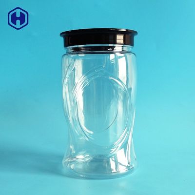 Σαφής 1000ML PET διαρροών μορφή Παγκόσμιου Κυπέλλου βάζων συσκευασίας τροφίμων απόδειξης