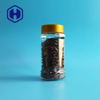 Πλαστικό βάζο 30oz 900ml απόδειξης διαρροών της Pet κροτίδων των δυτικών ανακαρδίων τετραγωνικό για Cornmeal σκονών καφέ