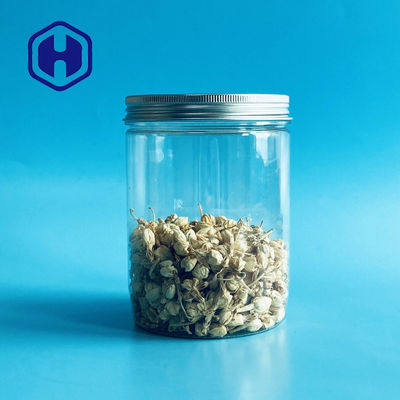 Πλαστικά βάζα τουρσιών καραμελών 17oz 500ml σοκολάτας που συσκευάζουν με τη βίδα τα τοπ καπάκια αργιλίου