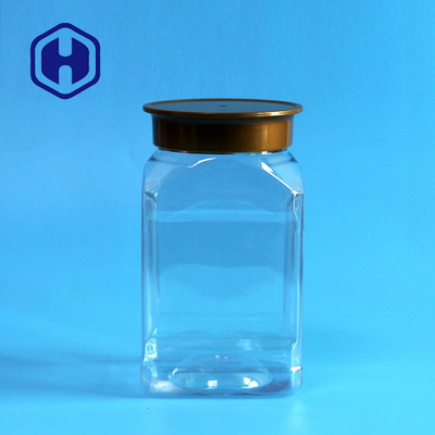 420ml τετραγωνικά ευρέα στοματικά πλαστικά βάζα πυρήνων με το βαθμό τροφίμων καπακιών