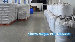 Πρώτες ύλες 100% Virgin PET | Υλικό συσκευασίας ποιότητας τροφίμων με πιστοποίηση FSSC22000