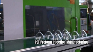 PET Preform Injection Process Controlled Manufacturing for Food Packaging Supply