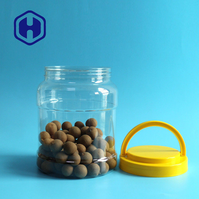 Ευρέα μεγάλα πλαστικά βάζα καραμελών στοματικών τουρσιών με τον ελεύθερο βαθμό τροφίμων καπακιών 80.5oz Bpa