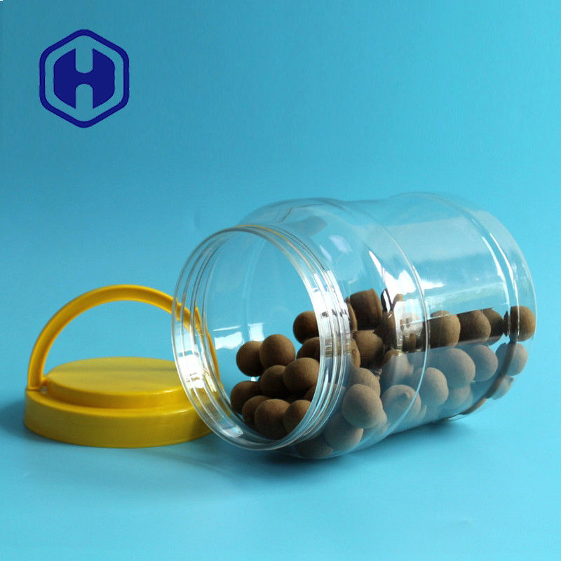 Ευρέα μεγάλα πλαστικά βάζα καραμελών στοματικών τουρσιών με τον ελεύθερο βαθμό τροφίμων καπακιών 80.5oz Bpa