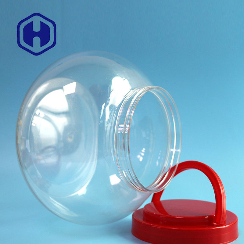 μεγάλο τουρσί 3740ml 126oz γύρω από το πλαστικό βάζο της PET με τη συσκευασία δώρων καπακιών και λαβών