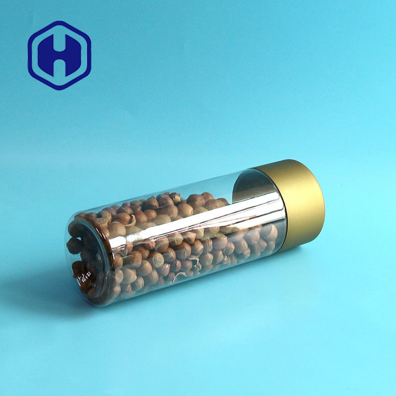 Bpa ελεύθερα στρογγυλά μακριά εμπορευματοκιβώτια βάζων καπακιών πλαστικά συσκευάζοντας για ξηρό Popcorn 1136ml Fruis