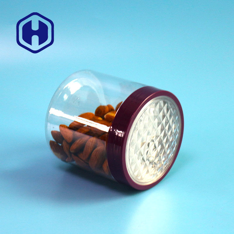 τα τα δυτικά ανακάρδια 12.8oz 305# χρονολογούν την αεροστεγή PET μπορούν εύκολη ανοικτή πλαστική συσκευασία με την κεφαλή κοχλίου