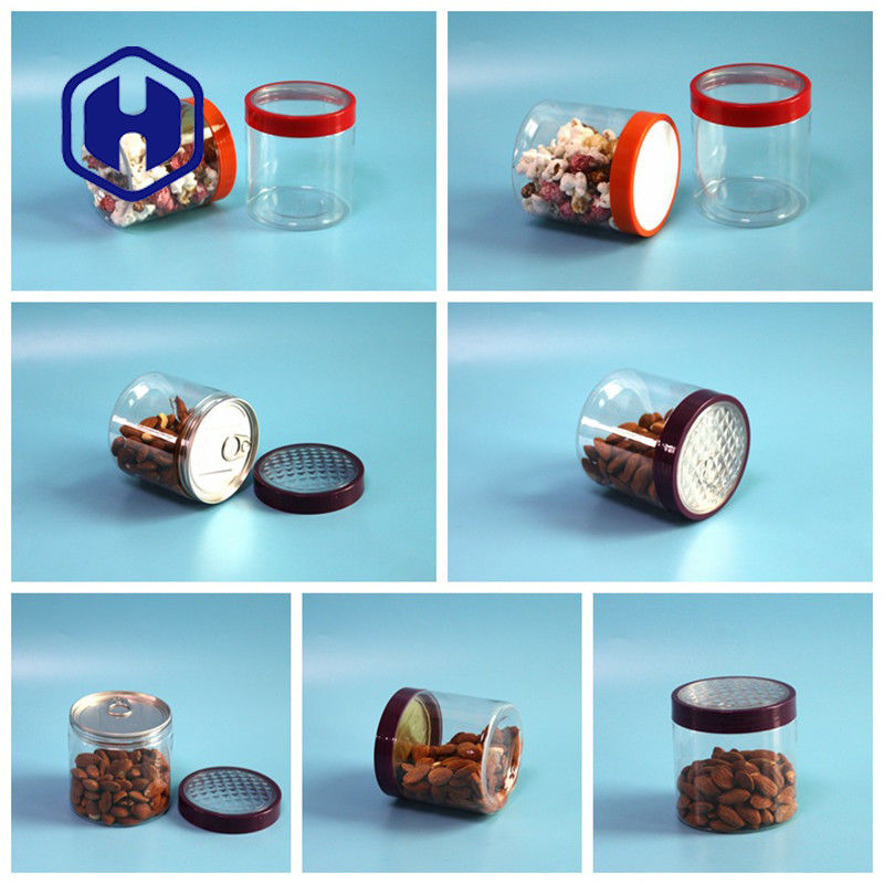 τα τα δυτικά ανακάρδια 12.8oz 305# χρονολογούν την αεροστεγή PET μπορούν εύκολη ανοικτή πλαστική συσκευασία με την κεφαλή κοχλίου